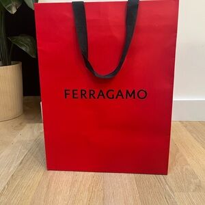 Authentic Ferragamo Shopping Bag
